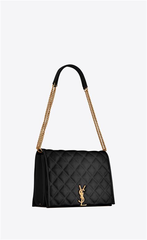 ysl Saint Laurent BECKY Diamond Quilted Lambskin Chain 